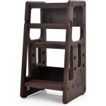 Goplus tour d?apprentissage pour enfant 18 - 60 mois avec hauteur rglable escabeau de scurit avec ...