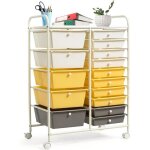 Goplus tour de rangementchariot de rangement avec 15 tiroirs a4 et 4 roulettes universelle pour chambre ... Goplus tour de rangementchariot de rangement avec 15 tiroirs a4 et 4 roulettes universelle pour chambre ...