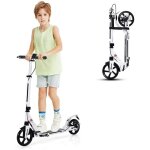 Goplus trottinette pliable guidon rglable (865 - 101cm) systme dabsorption de choc pour adultes enfants ...