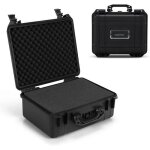 Goplus valise Étanche appareil photo coffret de protection universel caméra avec mousse alvéolée et loquets ... Goplus valise Étanche appareil photo coffret de protection universel caméra avec mousse alvéolée et loquets ...