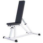 Gorilla sports banc de musculation - rglable en 7 positions max. 200kg blanc - banc dhaltrophilie ...