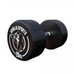 Gorilla sports haltres - poids de 20 kg, individuel, fonte caoutchouc, chrom, antidrapante - haltres ...