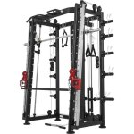 Smith machine multifonction avec cbles et poulies