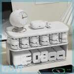 Gototop bo�te d?organisateur de c�ble bo�te de rangement de c�bles de bureau avec couvercle bo�te de ...