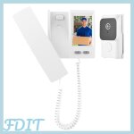 Gototop cam�ra de porte annulaire syst�me de visiophone avec �cran ips de 35 pouces sonnette sans fil ...