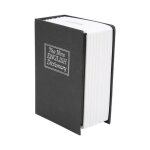 Gototop coffre - fort de livre book safe black bote dconomie pratique avec cl pour ranger de petits ...