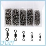 Gototop �merillons de p�che connecteur de ligne de p�che pivotant en acier inoxydable baril roulant mat�riel ...