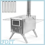 Gototop foyer ext�rieur po�le � bois de camping en plein air pour tentes int�rieures sport camping fen�tres ...