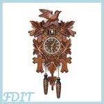 Gototop horloge � coucou horloge murale coucou en bois vintage artisanat exquis d�coration de salon pour ...