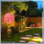 Gototop lumi�re de boule solaire solar ball light outdoor waterproof garden flower spot light decor for ...