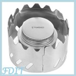 Gototop r�chaud � alcool avec couvercle tomshoo mini r�chaud � alcool portable en alliage sport popote ...