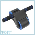 Gototop rouleau de roues abdominales doubles rondes roues abdominales rondes doubles appareil sport haltere ...