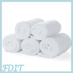 Gototop serviettes blanches en fibre ultrafine fournitures de salle de bain dh�tel serviettes blanches ...