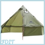 Gototop tente chaude tipi tente tipi chaude pour 2 � 4 personnes avec po�le jack pyramide tipi sport ...