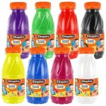 Gouache b�b� 2 en 1 - cleopatre - 8 flacons de 250 ml - peinture sans danger - couleurs vives - motricit� ...