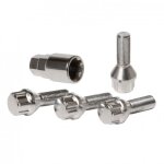 Goujons ecrous antivol de roues jantes voitures type c 14x1. 25