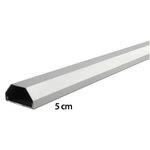 Goulotte cache - c�bles - generique - 110 x 5 cm - aluminium - couleur gris - int�rieur