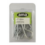 Goupille beta - non sp�cifi� - mod�le � 4 - lot de 10 pi�ces - longueur 76 mm - largeur 18 mm