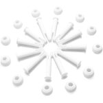 Goupilles et joints pour piscine intex metal frame - pi�ces de rechange - blanc - 6cm - 100g