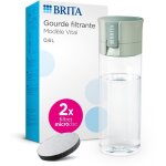 Gourde filtrante - brita - 2 microdiscs inclus - vert pastel