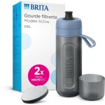 Gourde filtrante - brita - active - 2 microdiscs inclus - vert pastel