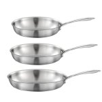 Gourmet - lot de 3 poles inox 24 - 28 - 32cm
