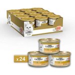 Pte pour chat - gourmet - gourmet gold - dinde - lot de 24 - texture mousseuse