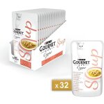 Nourriture pour chat - gourmet - crystal soup - bouillon saumon naturel - pâtée - lot de 32 sachets Nourriture pour chat - gourmet - crystal soup - bouillon saumon naturel - pâtée - lot de 32 sachets