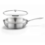 Gourmet - set 1 wok 28cm inox avec couvercle
