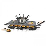 Gourmetmaxx appareil à raclette et à fondue pour 12 personnes granit aspect 1600w xxl Gourmetmaxx appareil à raclette et à fondue pour 12 personnes granit aspect 1600w xxl
