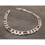 Gourmette / bracelet homme argent