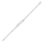 Gourmette identit baby argent fin 925 - 15cm * 3mm 40761