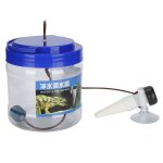 Goutteur deau pour reptiles - akozon - 1300ml - humidification facile - contr�le du d�bit - filtration ...