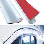Gouttire autocollante en forme de j pour vhicule camion camping - car bateau voiture van porte camping ...