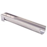 Gouttière à bûche - de buyer - embouts démontables - inox - 30cm - hauteur 4cm Gouttière à bûche - de buyer - embouts démontables - inox - 30cm - hauteur 4cm