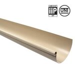Gouttire pvc 16 demi - ronde - first plast - 2m sable