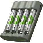 Gp b441 chargeur de piles rondes nimh lr03 (aaa) lr6 (aa)