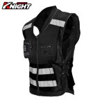L - gr - y06 noir - gilet de s�curit� r�fl�chissant � airbag pour moto combinaison de protection pour ...