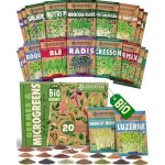 Graines germ�es bio en kit de 20 - graines germ�es - culture facile en pot ou en terrine - grand paquet ...
