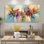 Grand art abstrait décor À la maison coloré photos fleur affiches impressions mur art toile peinture ... Grand art abstrait décor À la maison coloré photos fleur affiches impressions mur art toile peinture ...