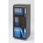 Grand caisson de bureau mobile 472 cm - noir