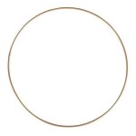 Grand cercle m�tallique dor� ancien diam. 50 cm pour abat - jour anneau epoxy or attrape r�ves - unique ...