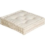 Grand coussin de sol lucas ecru