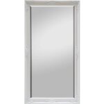 Grand miroir rectangulaire extra large - 140 x 75 - blanc