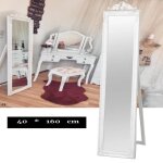 Grand miroir sur pied style baroque shabby chic pour salle de bain / couloir / chambre / dressing / placard ... Grand miroir sur pied style baroque shabby chic pour salle de bain / couloir / chambre / dressing / placard ...