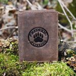 Grand portefeuille - portefeuille carte grise - portefeuille grande taille - portefeuille cuir vintage ...