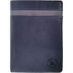 Grand portefeuille cuir - portefeuille grande taille - portefeuille carte grise - portefeuille cuir bleu ...