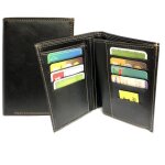 Grand portefeuille homme 3 volets avec 8 cartes identit carte grise permis et porte - monnaie zipp ...