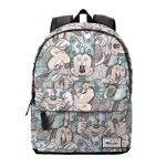 Sac � dos - disney - minnie - noir - urbain - rembourr� avec port usb