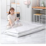 Grands sacs de rangement sous vide �tanches et refermables pour matelas avec fermeture �clair (220 x ...